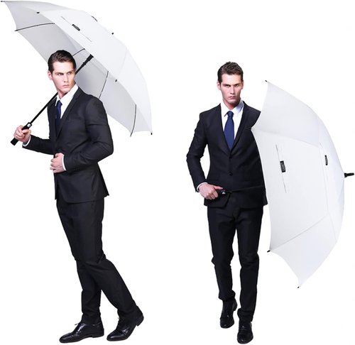G4Free Golf Umbrella - Oversized 72-Inch Double Canopy, Windproof & Waterproof Design