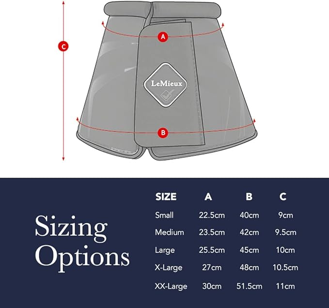 LeMieux Leather WrapRound Overreach Horse Boots - Over Reach or Bell Boots for Horses - Protective Gear and Training Equipment - Equine Boots, Wraps & Accessories