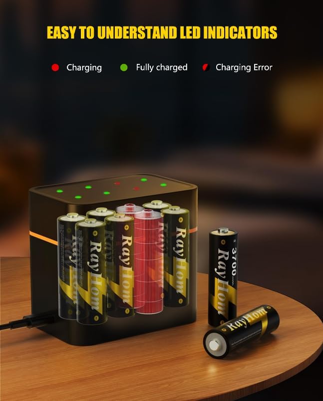 Rechargeable AA Lithium Batteries
