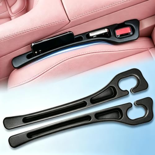 Car Seat Gap Filler Organizer, 2‑Pack Soft Foam Multifunctional