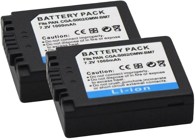 CGA-S002E/DWM-BM7 Camera Battery Multifunctional Charger Set Compatible