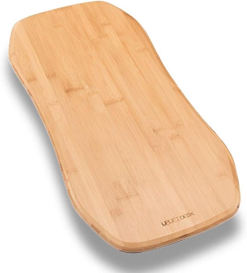 UPLIFTDESK Bamboo Motion-X Balance Board - 27” Ergonomic Wobble Board for Core Stability & Anti-Fatigue