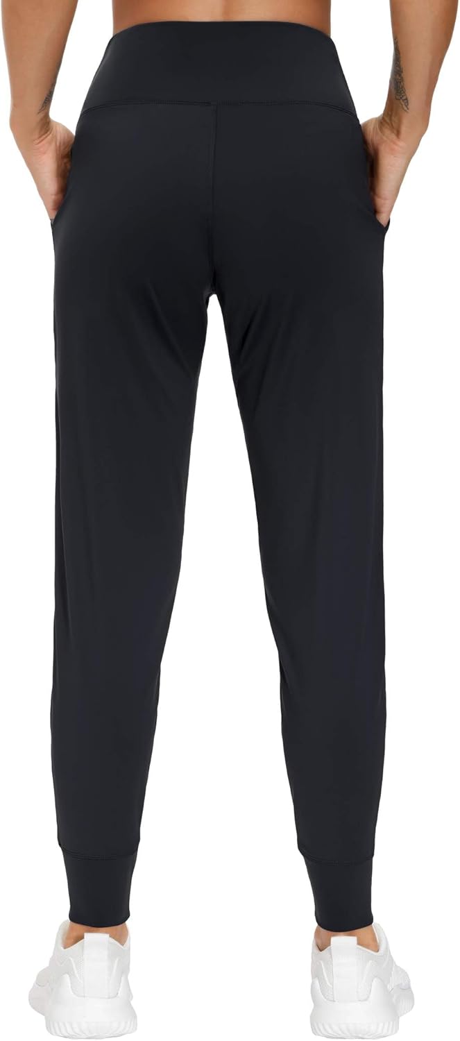 The Gym People Women's Joggers - Lightweight Tapered Athletic Pants for Yoga & Running