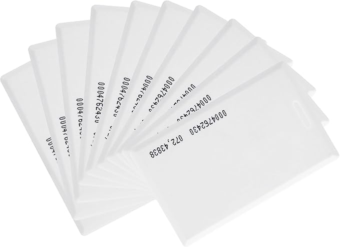RFID Cards Compatible with Time Clock H1 H2 H3-125KHz RFID Proximity Employee