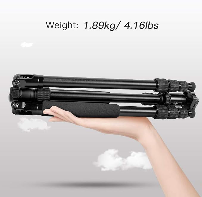 SIRUI Traveler 7A 65.55'' Aluminum Camera Tripod, E-10 Panorama Ball Head and
