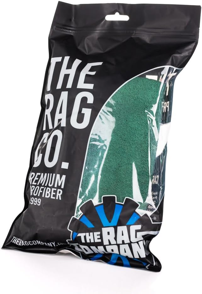 The Rag Company - Sport & Workout Towel - Gym, Exercise, Fitness, Spa, Ultra Soft, Super Absorbent, Fast Drying Premium Microfiber, 320gsm, 16in x 27in, Dark Green (3-Pack)