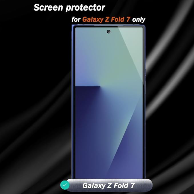 3+2 Pack Tempered Glass for Samsung Galaxy Z Fold 7 Outer Screen Protector