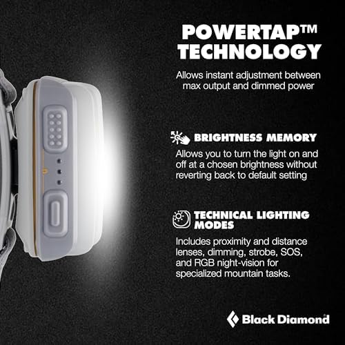 BLACK DIAMOND Storm+ 750 Headlamp, USB-C Rechargeable, Dimmable, Pewter