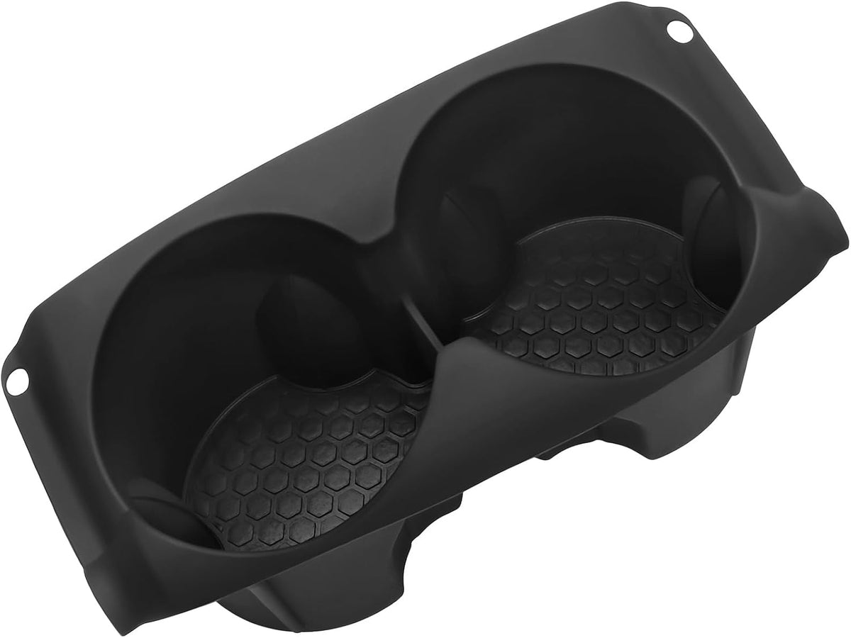 BIBLOZ Car Cup Holder Insert Compatible with Toyota Highlander 2008-2013 Accessories Silicone Material Center Console Cup Holder Protector Organizer