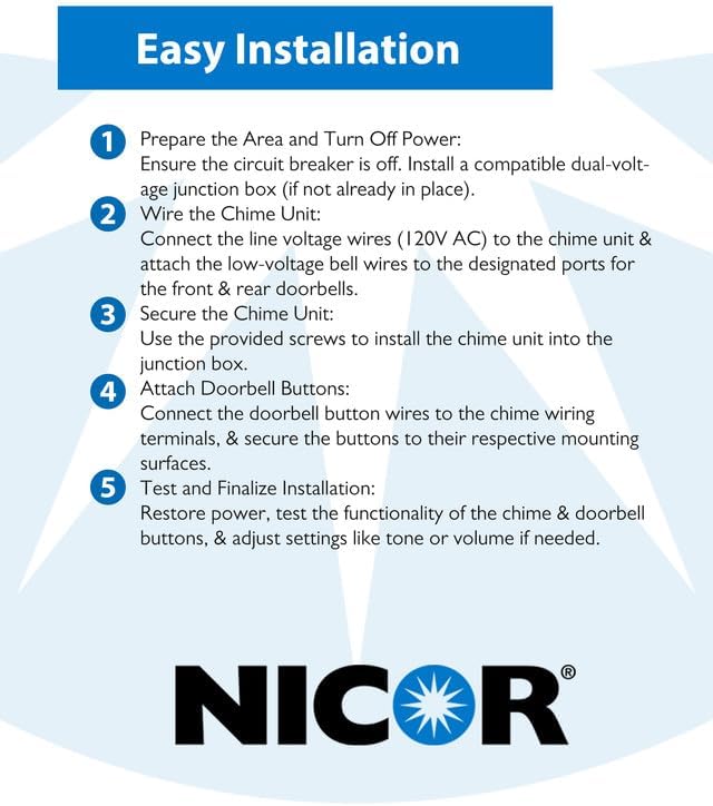 PrimeChime Plus 2 Electric Doorbell Kit