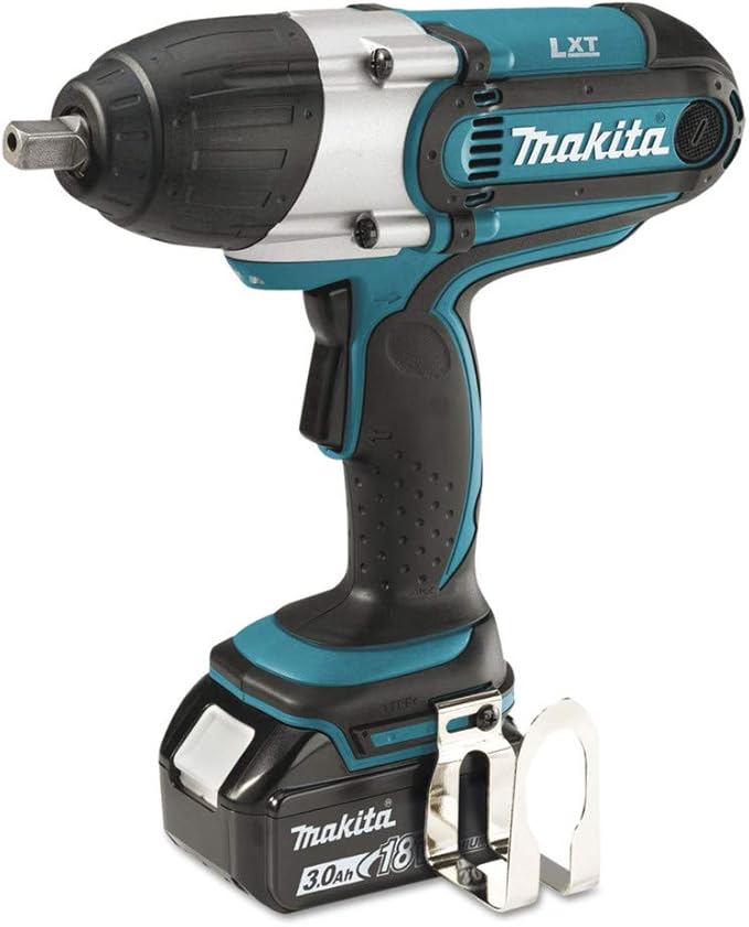 Makita XWT041X 3.0Ah 18V LXT Lithium-Ion Cordless 1/2" Square Drive Impact Wrench Kit