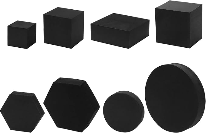 Ragyzity 8PCS Product Photography Photo Props, Geometric Cube Photo Props Set
