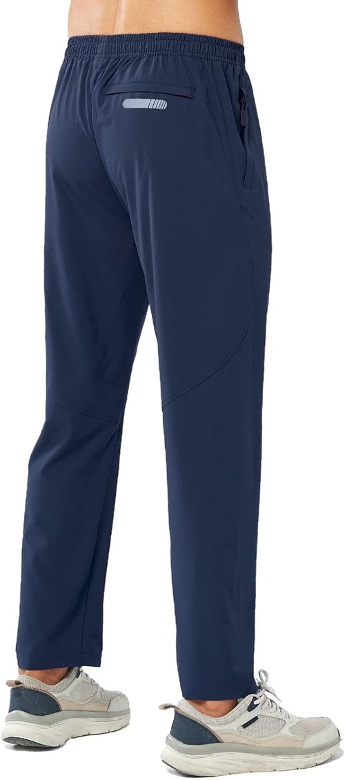 NORTHYARD Men's Athletic Joggers - Lightweight Running Pants with Zipper Pockets | Perfect for Gym & Casual Wear