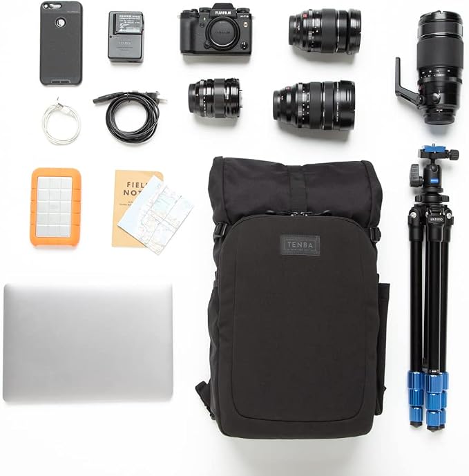 Tenba Fulton v2 14L Backpack for Mirrorless and DSLR cameras and lenses – Black