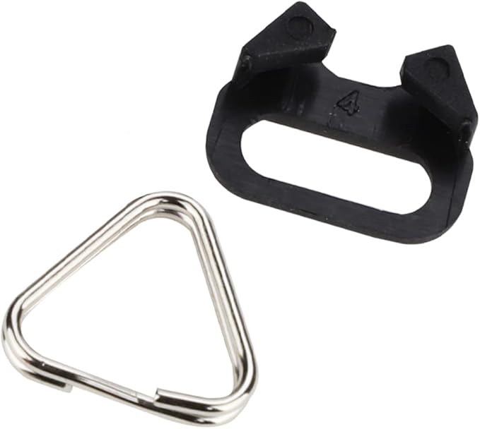 Leftfoto Stainless Steel Triangle Split Ring, Camera Strap Hook Lug Ring