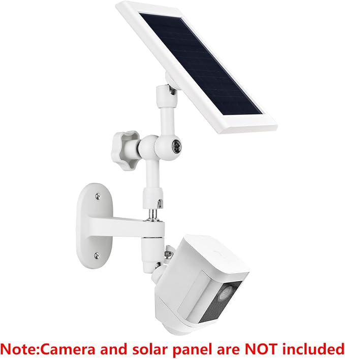 2-in-1 Wall Mount for Ring Solar Panel, Ring Stick Up Cam Battery, Spotlight