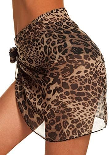 Regine Switzerland Swimsuit Coverup - Sheer Chiffon Sarong Wrap for Women | Stylish Beach Skirt
