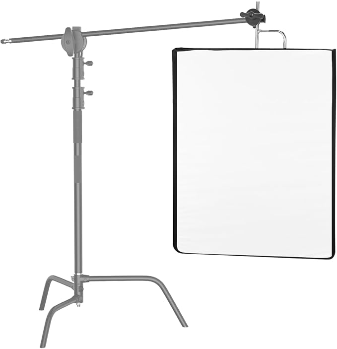 Photography Light Reflector Flag Kit, 30x35inches/75x90cm, 4-in-1