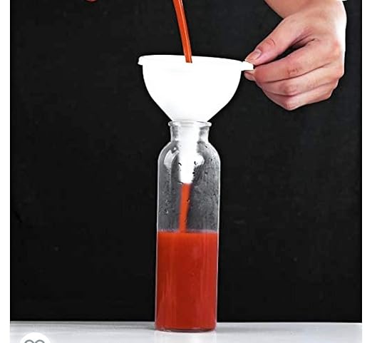 Cooking Concepts Funnel Set of 3 Sizes White Plastic