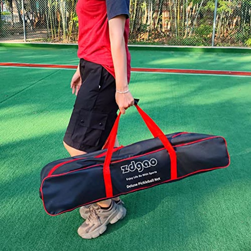 Zdgao Pickleball Net with Court Marking Kit, 4 Pickle Balls, and Carry Bag - Complete Bundle for Easy Setup and Play on Any Surface