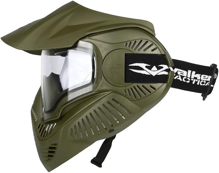 Valken Paintball MI-7 Goggle - Dual Pane Thermal Lens for Enhanced Visibility & Comfort