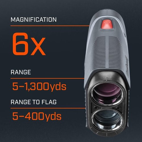 Bushnell Golf Tour V5 - Premium Laser Rangefinder with Patriot Pack | Sleek Black Design