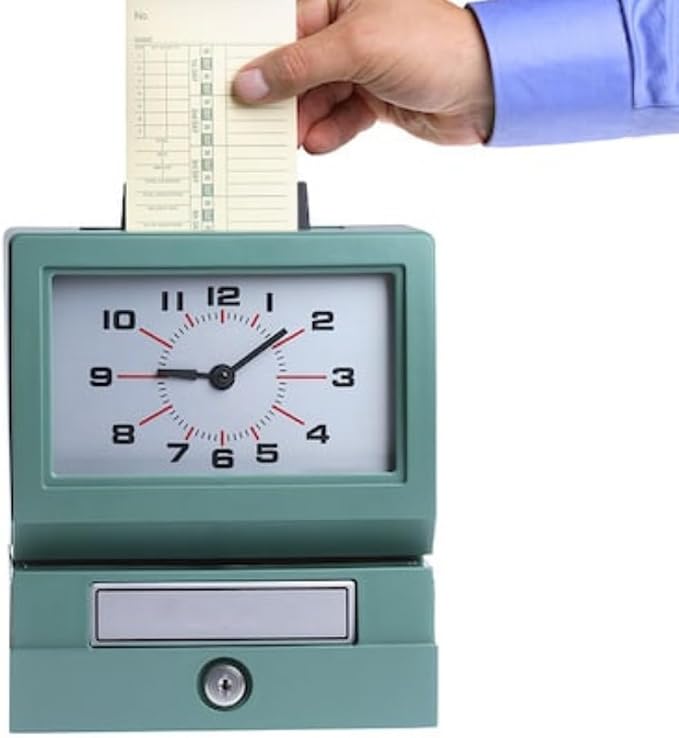 Generic Time Clock Cards for Tracking Regular and Extra Time