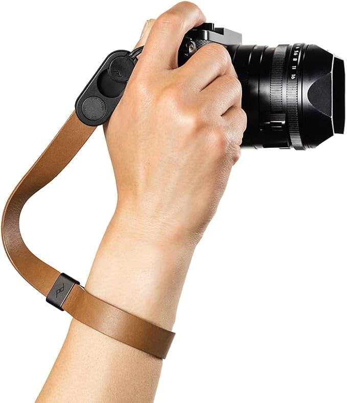 Peak Design Cuff Leather Camera Strap – Quick Release, 100 lb Capacity