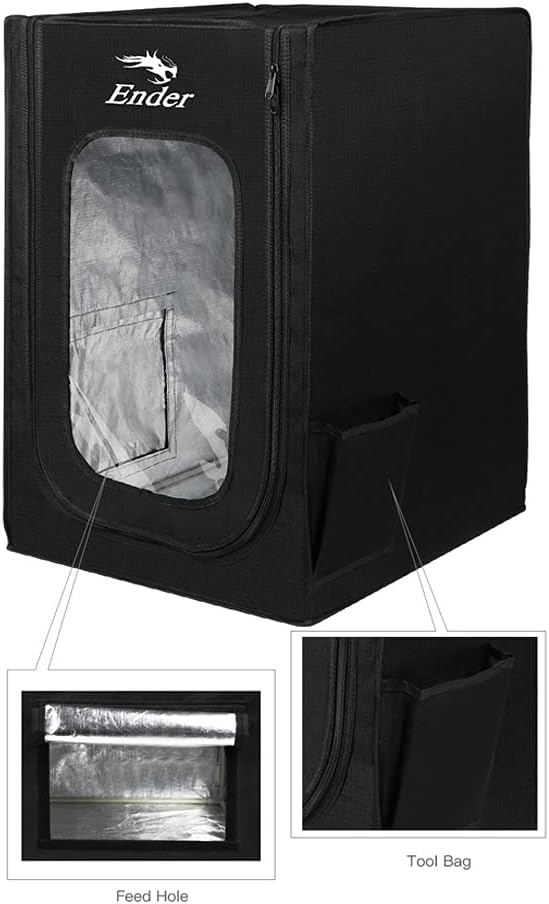 Creality 3D Printer Enclosure Fireproof and Dustproof Tent Constant Temperature
