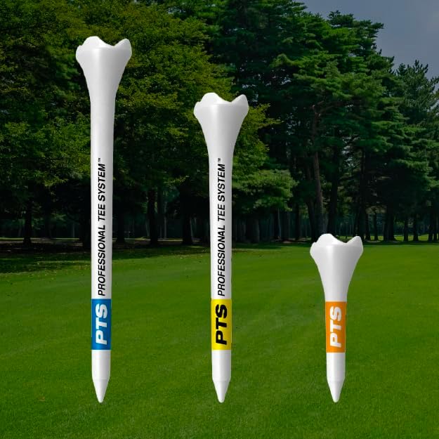 PrideSports PTS Plastic Golf Tees - 30 Count, 3-1/4 Inch | Top Choice for Drivers & Woods