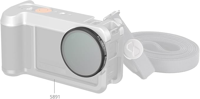 SmallRig 1/4 Black Mist Filter for DJI Osmo Action 6, Snap On Black Diffusion