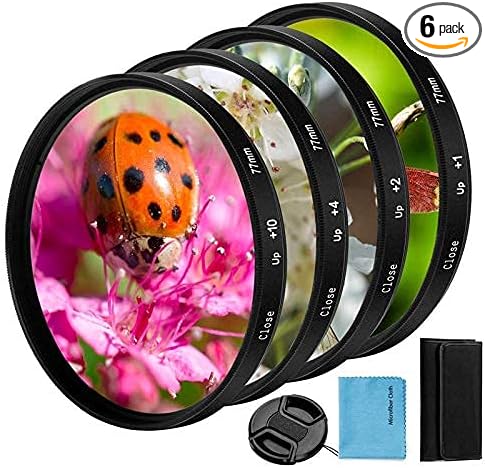 40.5mm Close-up Filter Kit 4 Pieces Macro Filter Accessory Close-up Lens Filter