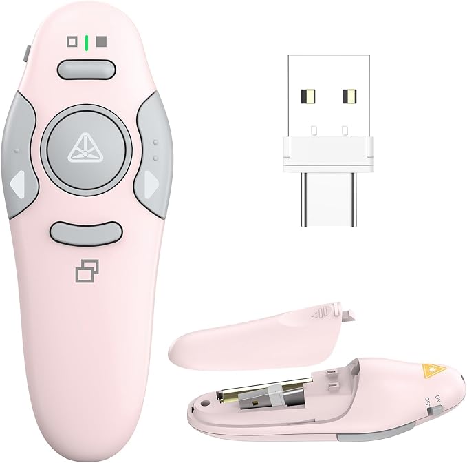 QUI Presentation Clicker Wireless Presenter Remote Clicker