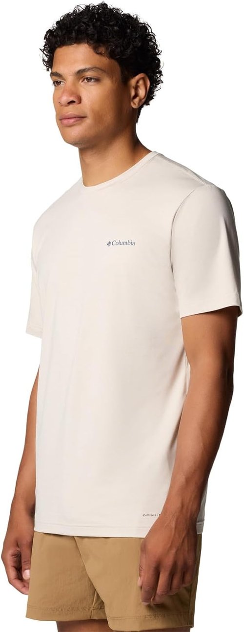 Columbia Men's Kwick Hike Graphic Tee - Short Sleeve, Dark Stone Heather | X-Large Size