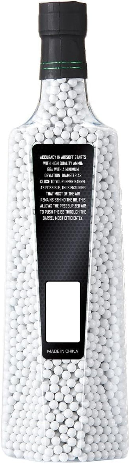 Lancer Tactical 6mm Premium Polished Airsoft BBs - 5,100 Count for Outdoor Field Use