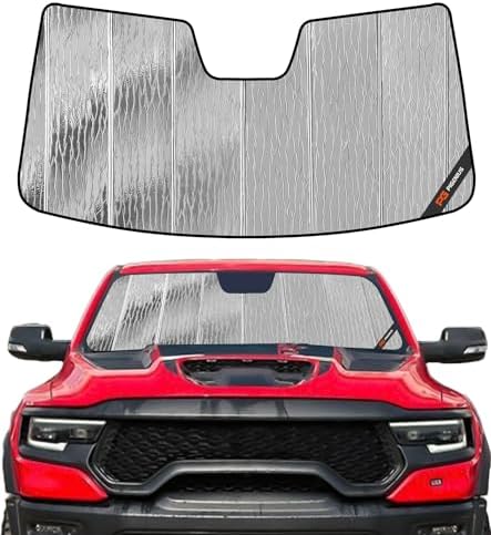 Pigenius Windshield Sun Shade for Ram 1500 2019-2024 with 10 inch Wide Sensor - AstraGuard