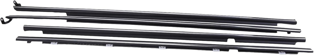 4 Pieces Car Door Moulding Trim Weatherstrip for Toyota with Corolla AE110 1995-2002 - Fits 95-02 Corolla, Comprehensive Door Dust Trim Set for Durability