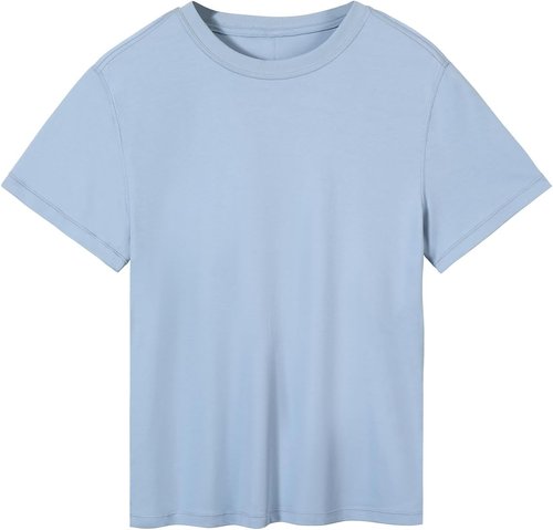 AUROLA Women's Everyday T-Shirt - Lightweight Short Sleeve Workout Top for Yoga & Gym Activities