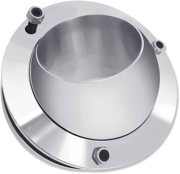 Universal Swivel Floor Mount for 2" Steering Column Aluminum Polished