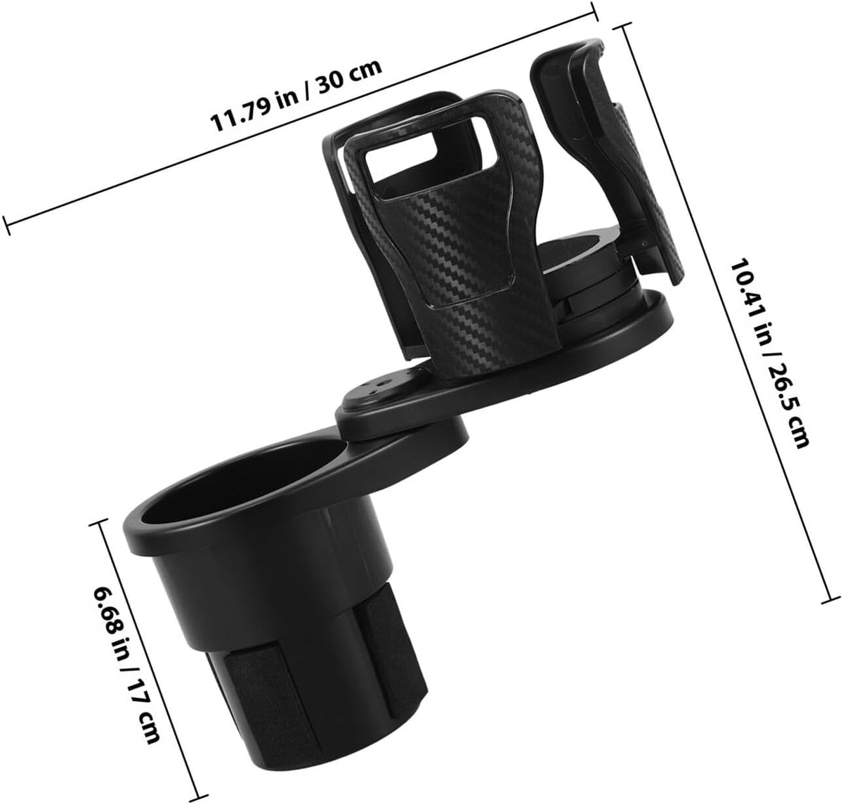 Car Cup Holder Expander Rotating Base Multi-Functional Drink Holder for Car SUV Automotive Interior Accessories Food Tray Compatible Water Bottles and Travel Use