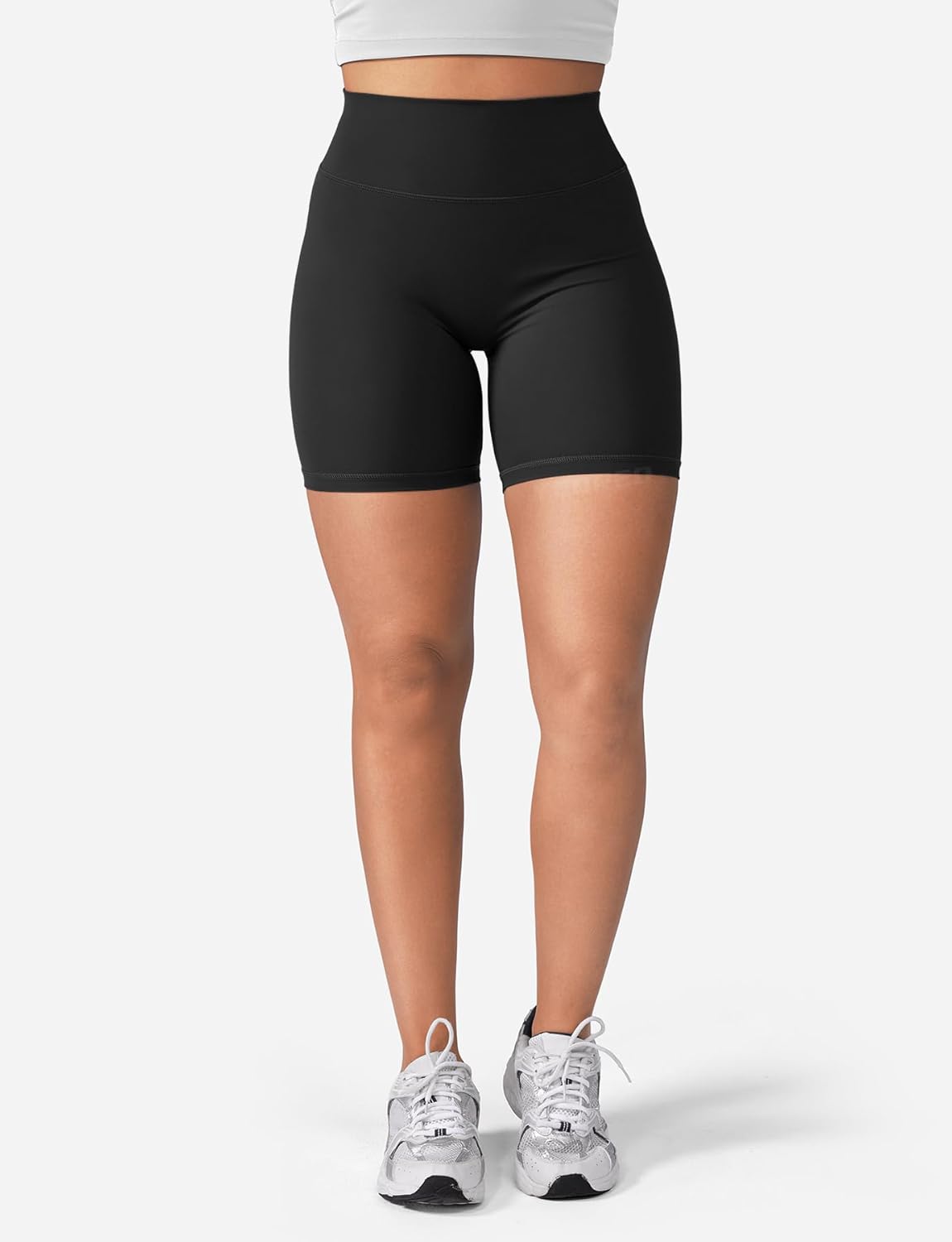 YEOREO Women's Biker Shorts - High Waist Tummy Control | 3.6", 4.5", 6" Workout & Yoga Options
