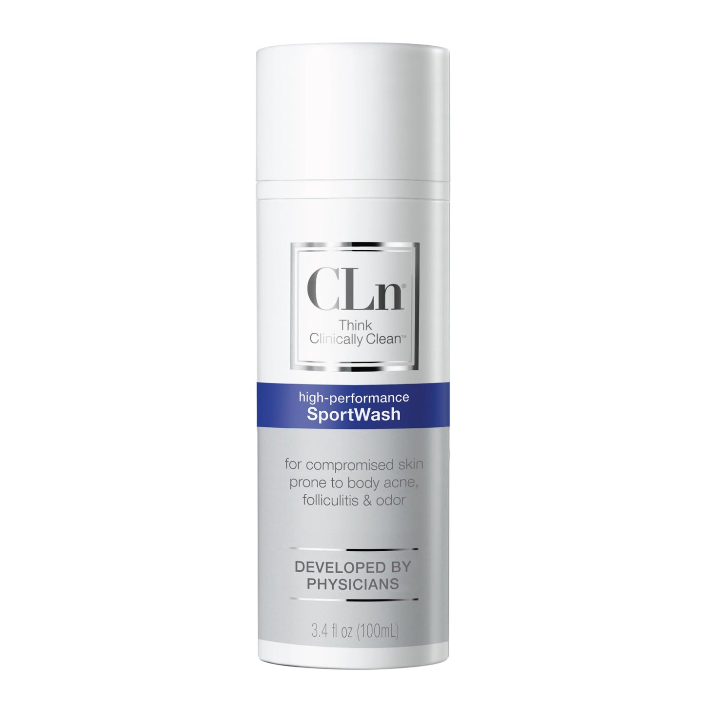 Cln Sportwash - High-Performance Sport Body Wash, For Men & Women Prone To Body Odor, Foot Odor, Ringworm, Folliculitis, & Back