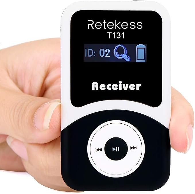 Retekess T131 Tour Guide Headsets, Assistive Listening Devices, Compatible
