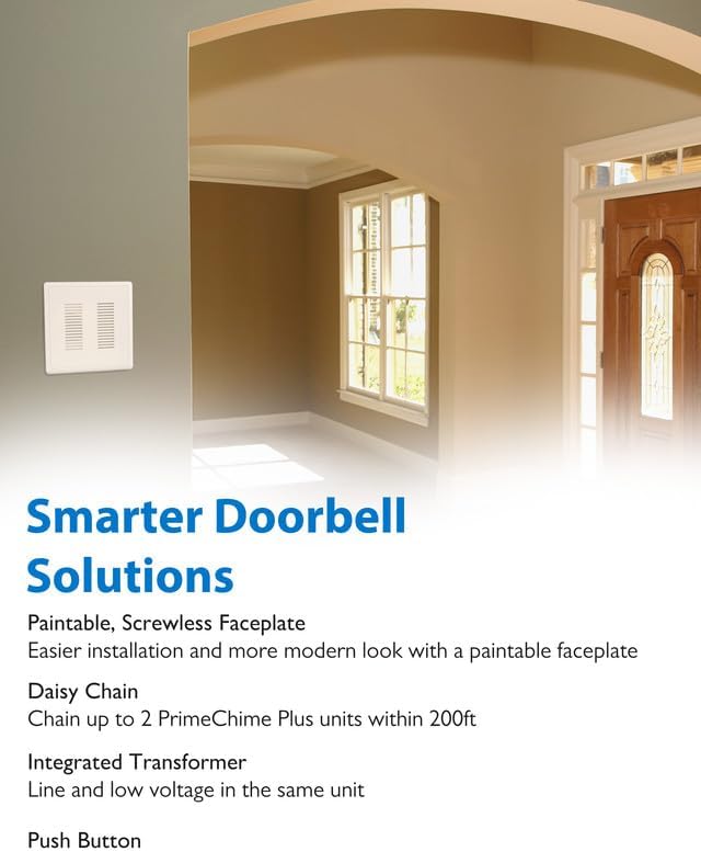 PrimeChime Plus 2 Electric Doorbell Kit
