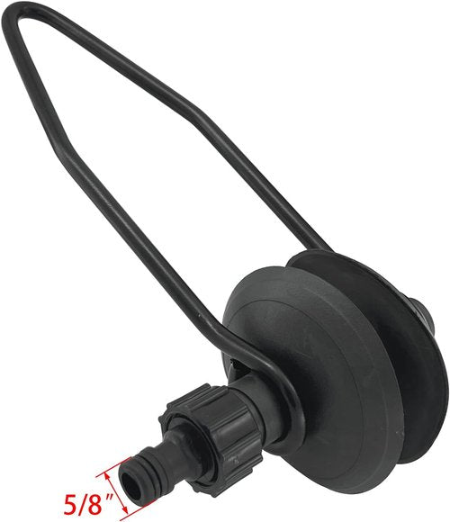 ISURE MARINE Universal Round Muff Motor Flusher - Efficiently Flush Sand, Silt & Salt | Boat Motor Care