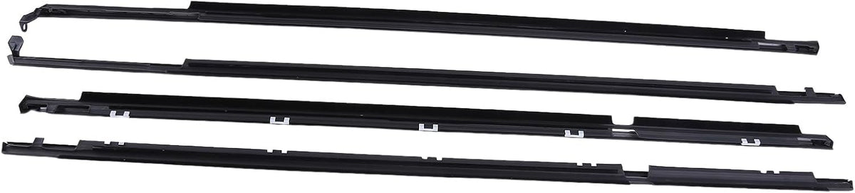 4 Pieces Car Door Moulding Trim Weatherstrip for Toyota with Corolla AE110 1995-2002 - Fits 95-02 Corolla, Comprehensive Door Dust Trim Set for Durability