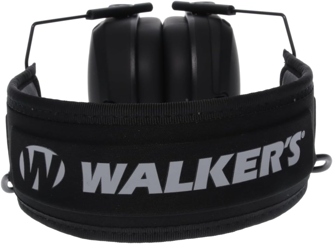 Walker’s Razor Slim Electronic Muff - Noise-Canceling Hearing Protection | Lightweight & Comfortable