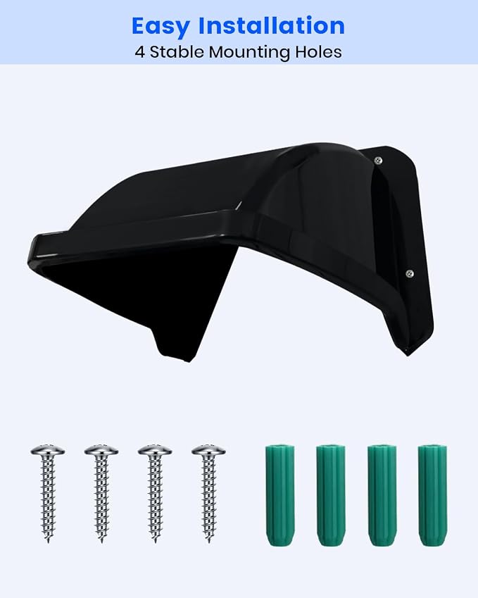 Universal Security Camera Sun Rain Cover Shield, ABS Plastic Weatherproof