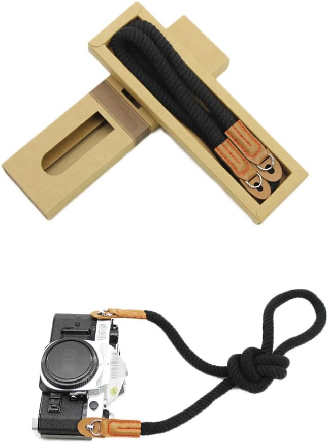 Vintage Handmade Leather Rope Camera Neck Strap