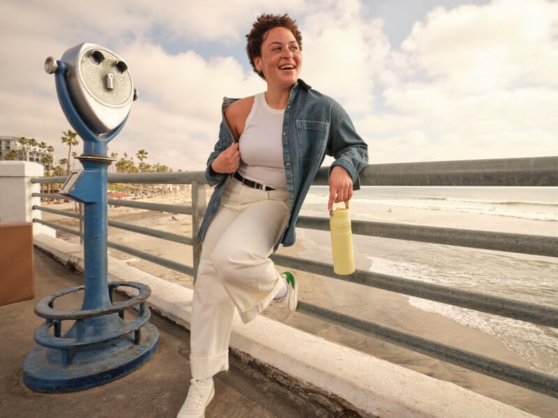 Stanley IceFlow 2.0 Water Bottle - 50 OZ Insulated Stainless Steel | Lightweight, Leak-Resistant, BPA-Free | Tigerlily Plum